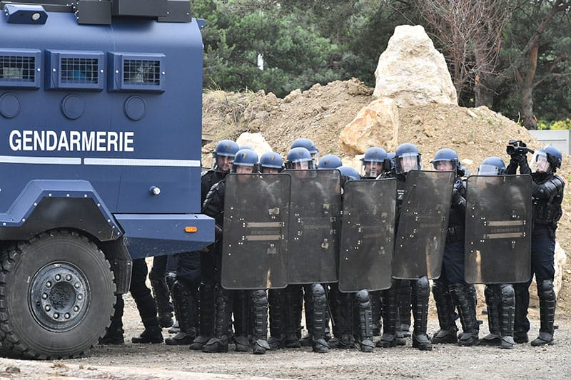 헌병대 전술 시연