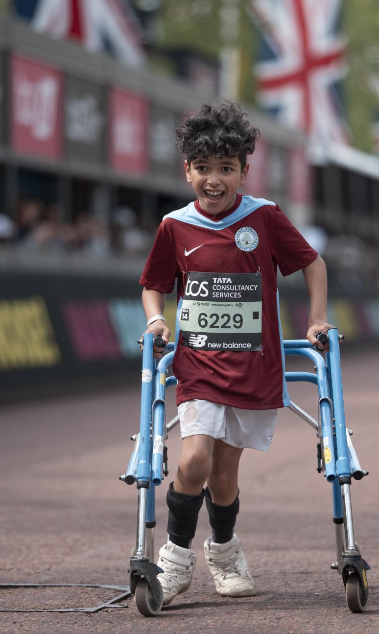 러너 경주 장면